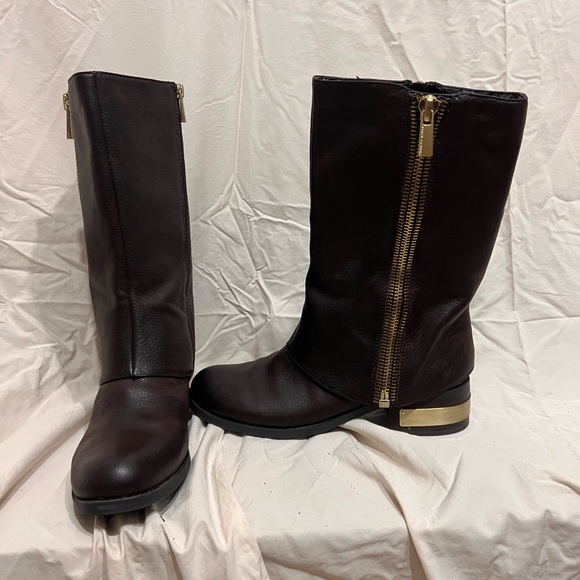 Women's Vince Camuto Winivie leather Motorcycle Boots - Picture 16 of 16